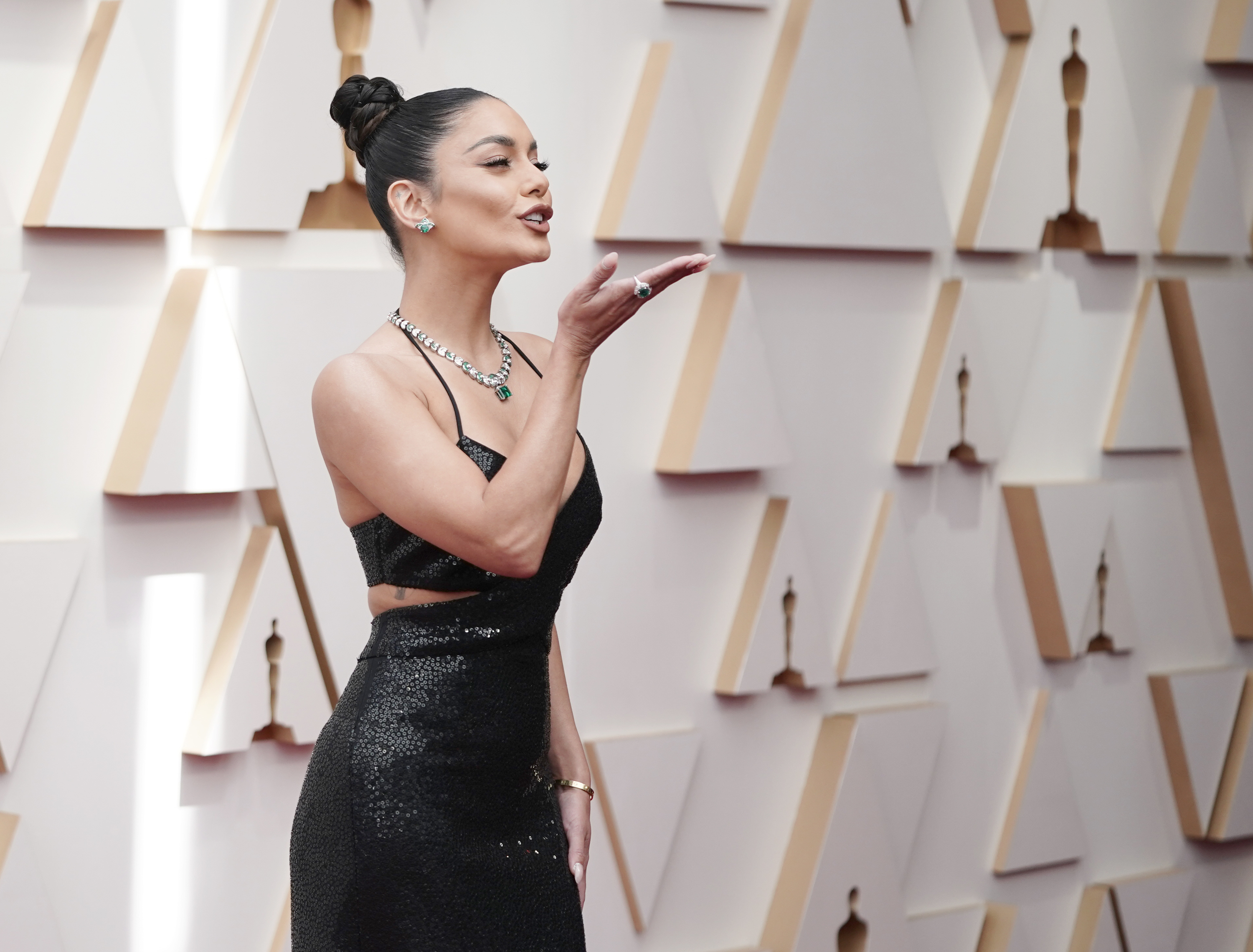 Witchy black outfits kick off the Oscars red carpet