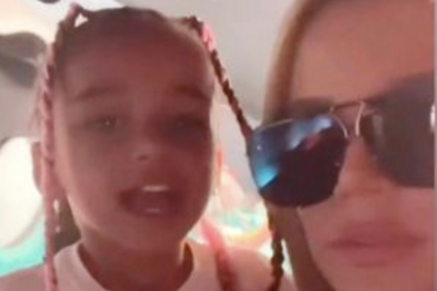 Khloe Kardashian accused of using filter on clip with niece, five