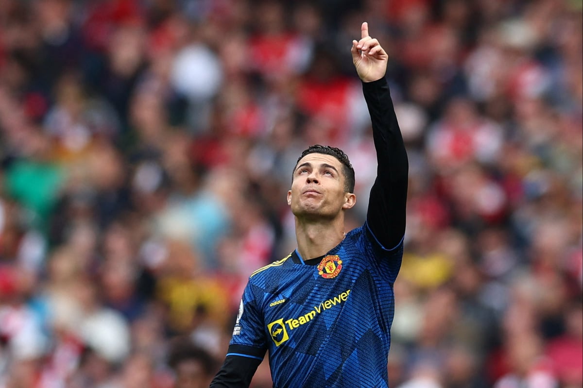Cristiano Ronaldo poignantly dedicates goal against Arsenal to late baby son 
