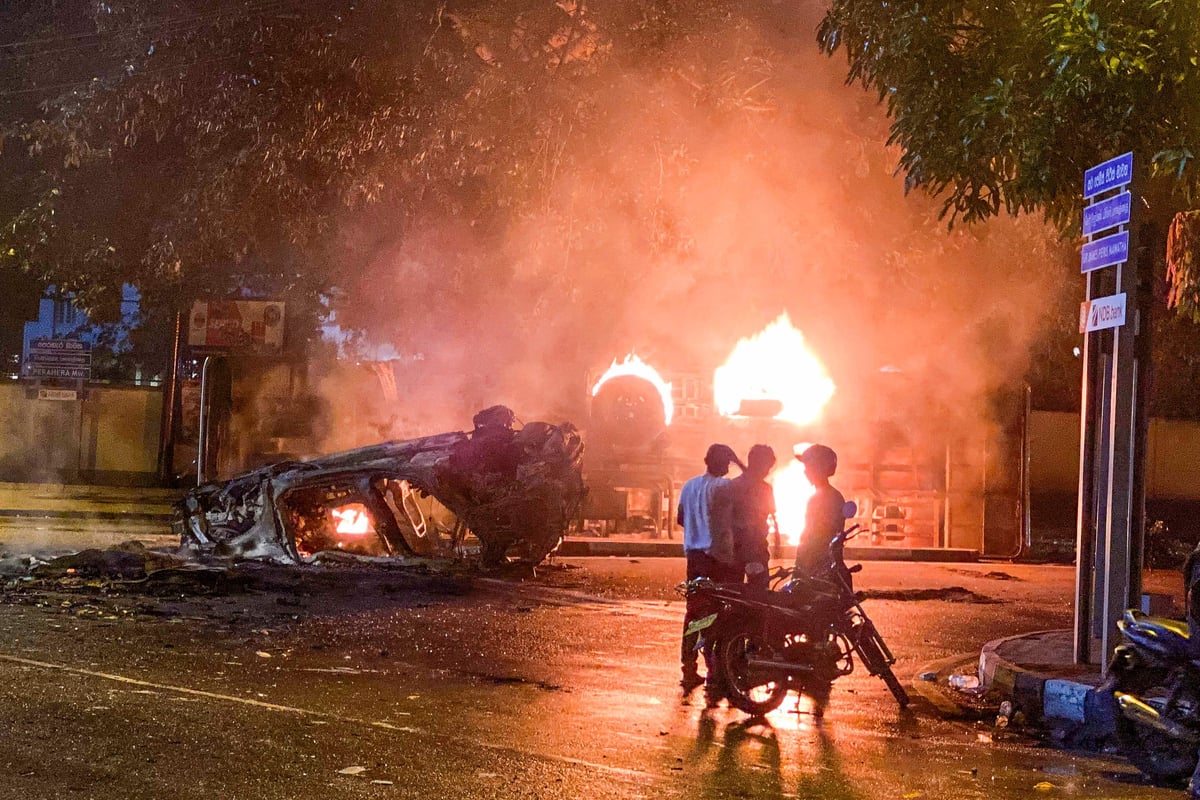 Curfew imposed in Sri Lanka after five killed in night of violence