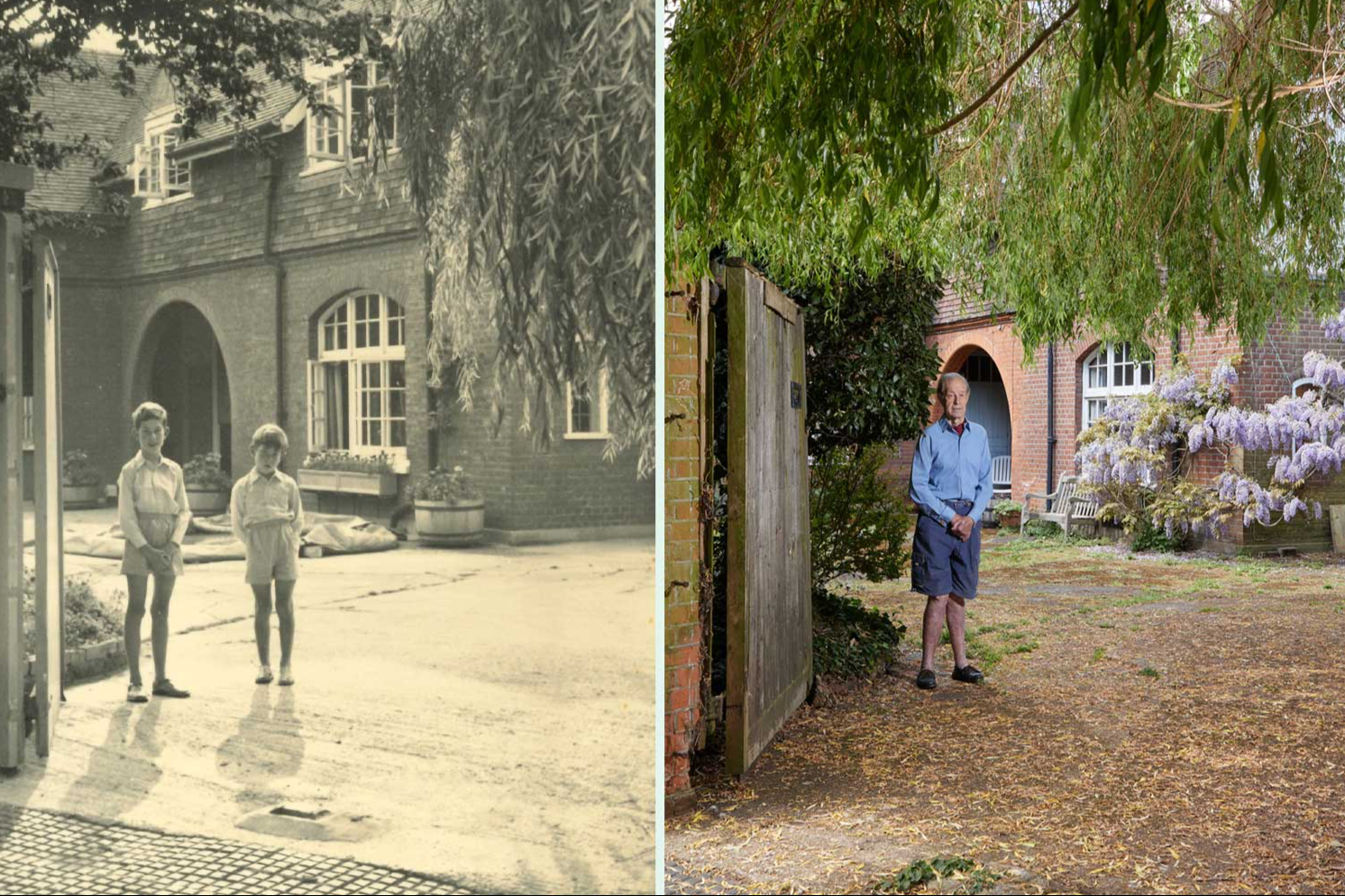 Frozen in time: a bomb-damaged stable unchanged since 1950s renovation