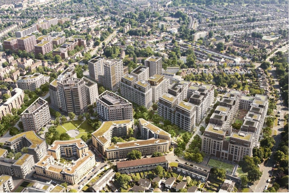 Countryside Partnerships strikes £1bn deal for 2,500-home Clapham Park development