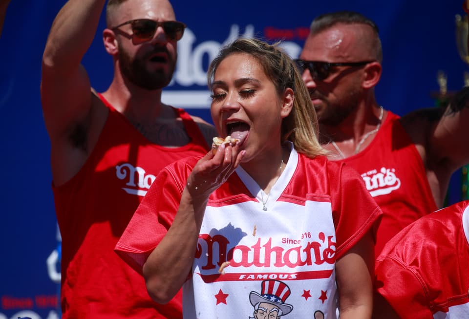 Annual 4th Of July Hot Dog Eating Competition Held On Coney Island