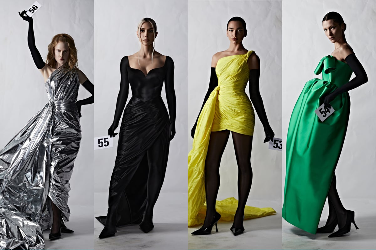 Nicole Kidman, Kim Kardashian, Dua Lipa close Balenciaga Couture show