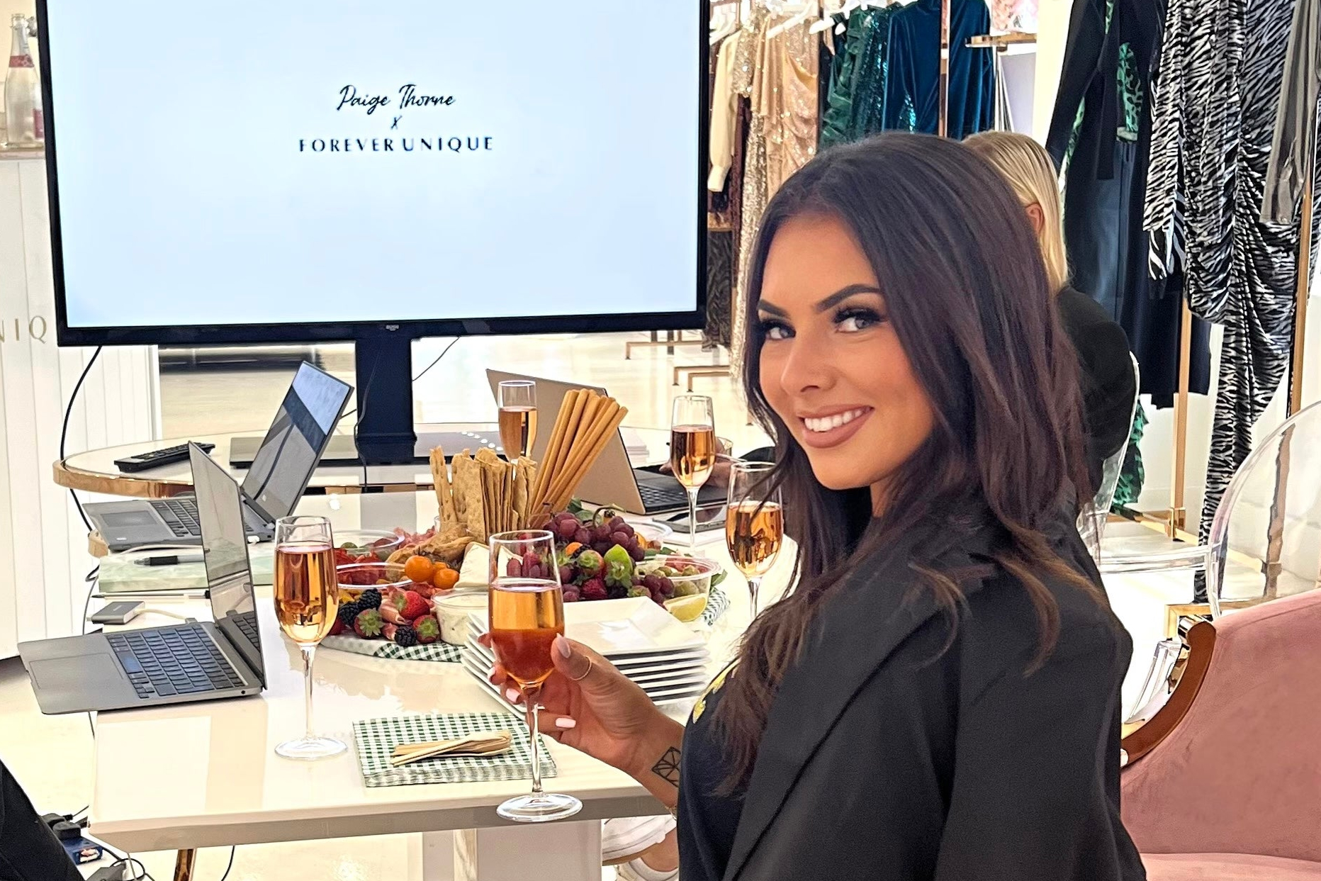 Paige Thorne signs six-figure deal with fashion brand Forever Unique
