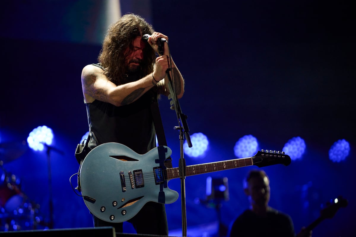Foo Fighters pay tribute to Taylor Hawkins at Wembley concert