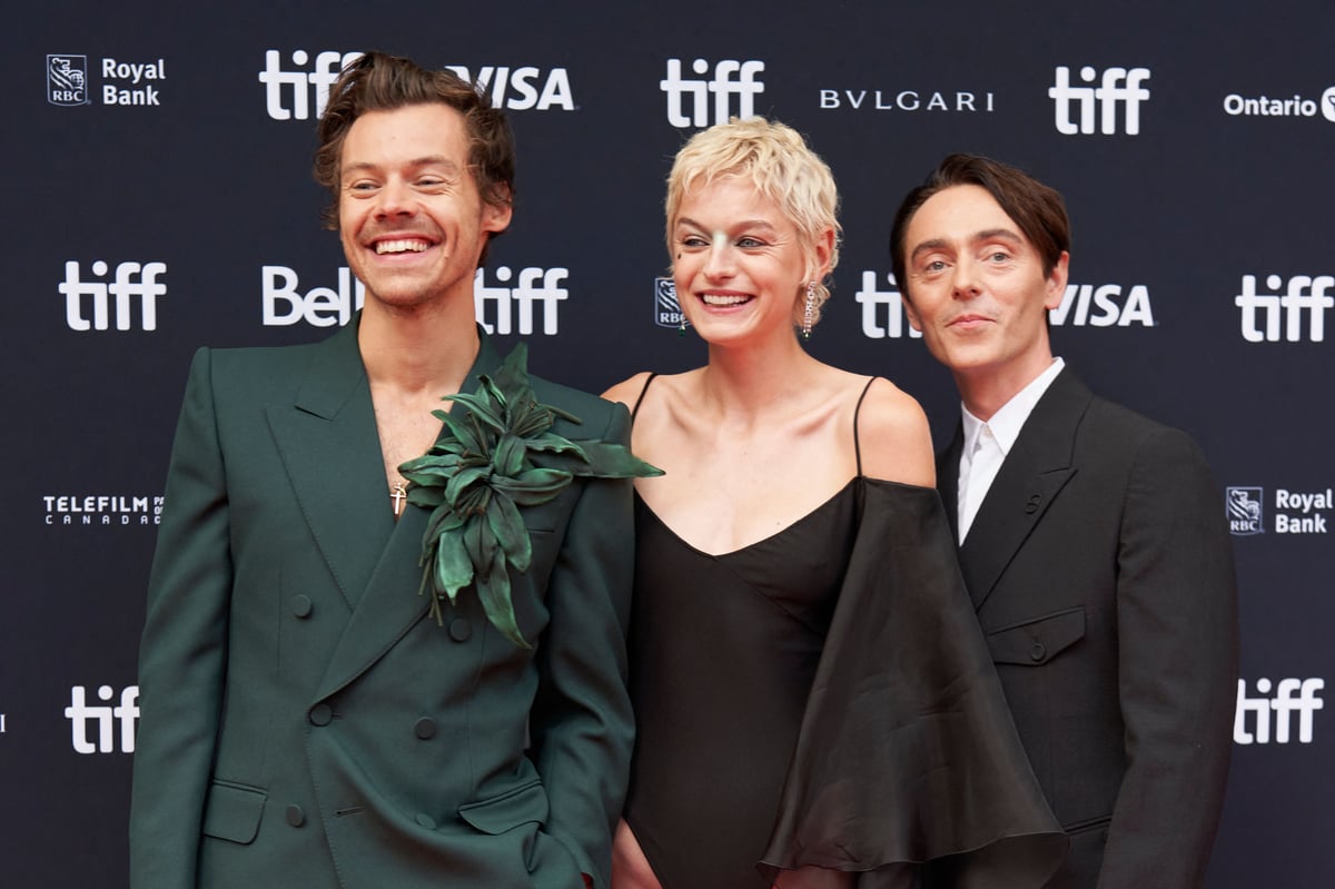 My Policeman premiere: Can anyone do a red carpet as well as Harry Styles and Emma Corrin?