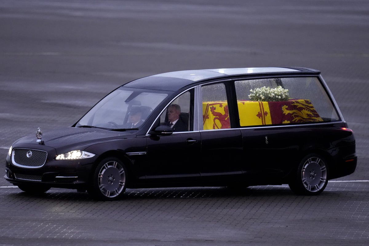 Bespoke state hearse for Queen who was consulted on the design