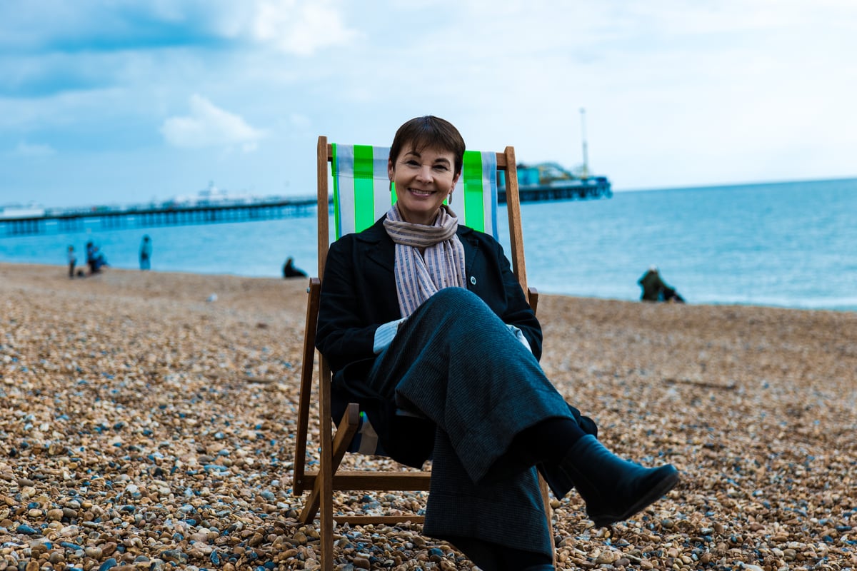 How many MPs does the Green Party have, as Caroline Lucas steps down?