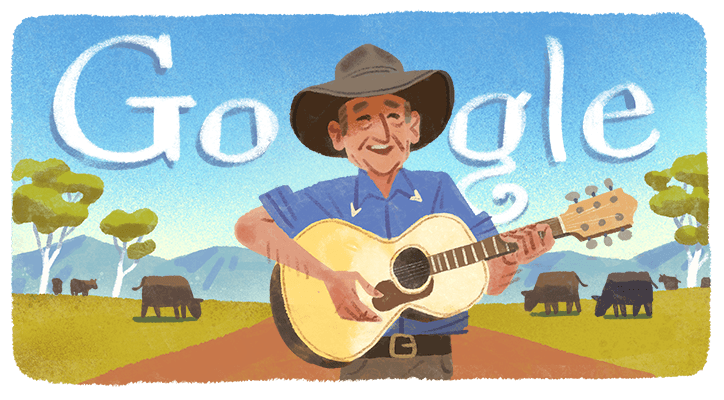 Who was Slim Dusty? the latest singer to be celebrated on Google Doodle