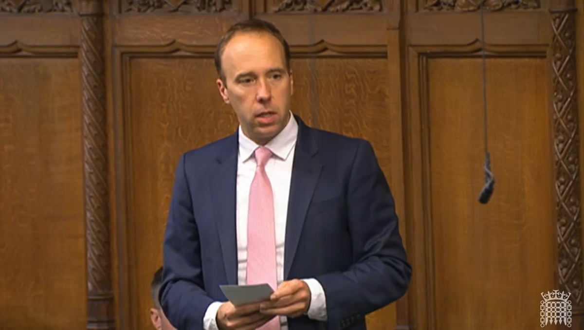 Matt Hancock tells MPs ‘pleasure to be here’ in first Commons outing since I’m A Celebrity appearance