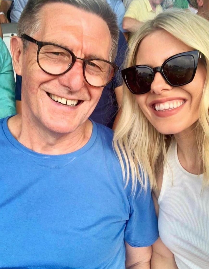 Mollie King pays tribute to dad as she marks one year since his death