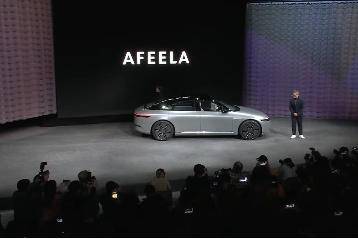 Sony and Honda unveil Afeela electric car brand