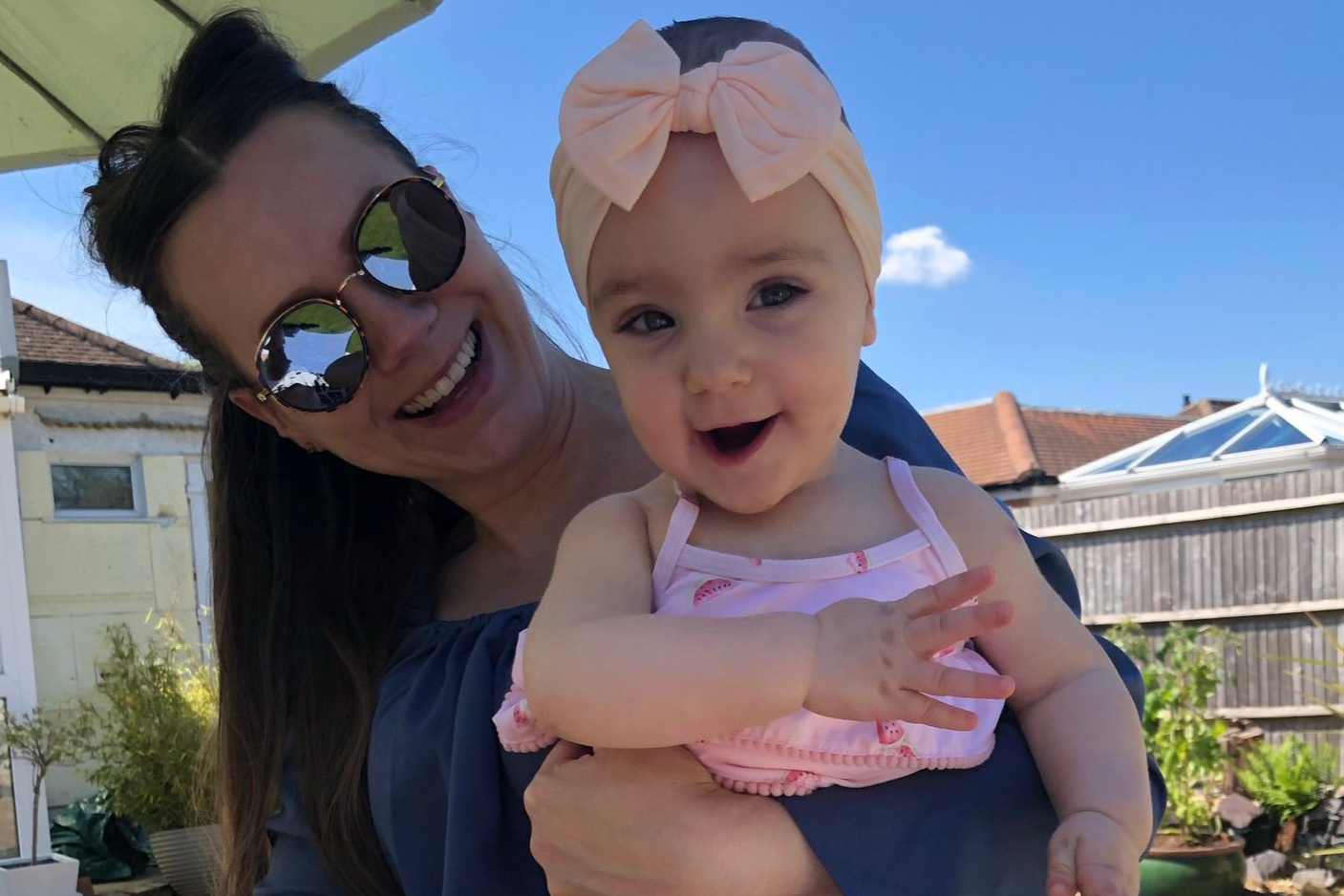 Brain-injured toddler learns to use her arm thanks to London treatment