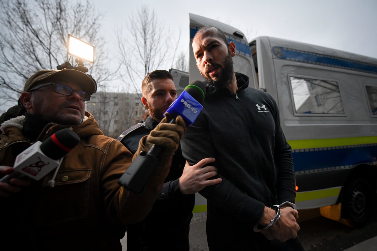 Andrew Tate moans cockroaches and mice are his only friends as he languishes in Romanian prison