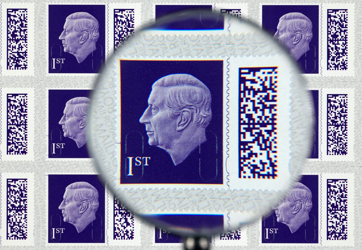 Stamps featuring King Charles go on sale
