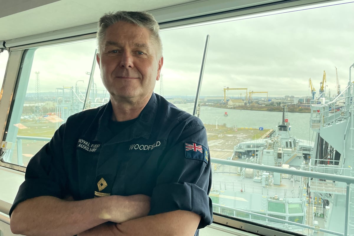 Royal Fleet Auxiliary ship visits Belfast ahead of support vessels contract work