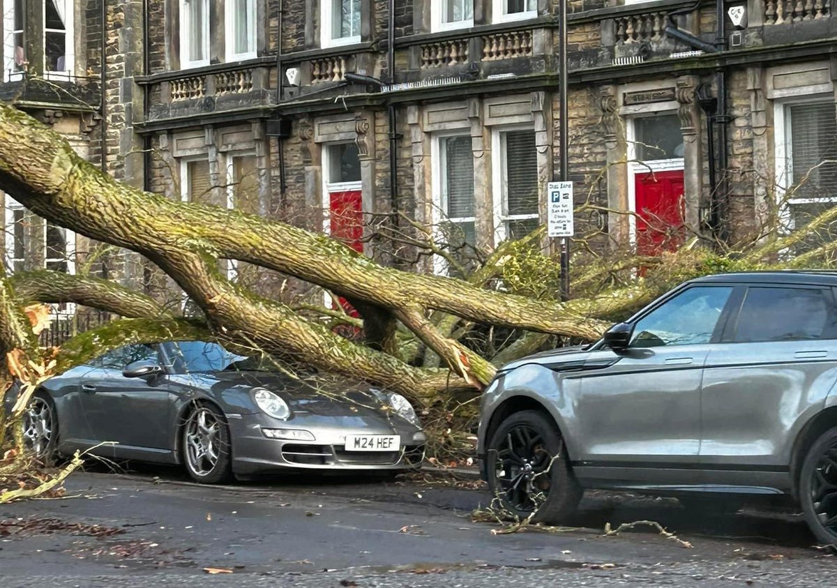 Storm Otto brings travel disruption and leaves thousands of homes without power