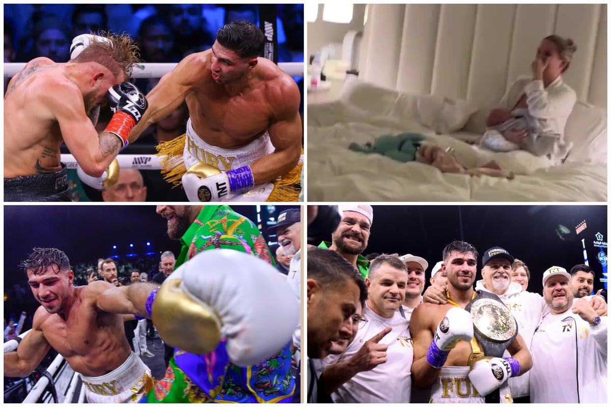 Molly-Mae Hague refuses to watch Tommy Fury fight, then breaks down in tears as he wins