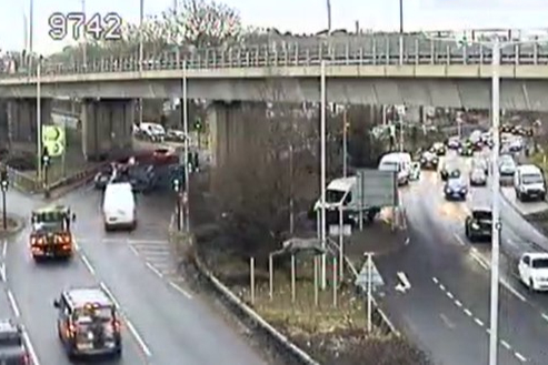 Pedestrian dies after being hit on sliproad to the M1 in northwest London