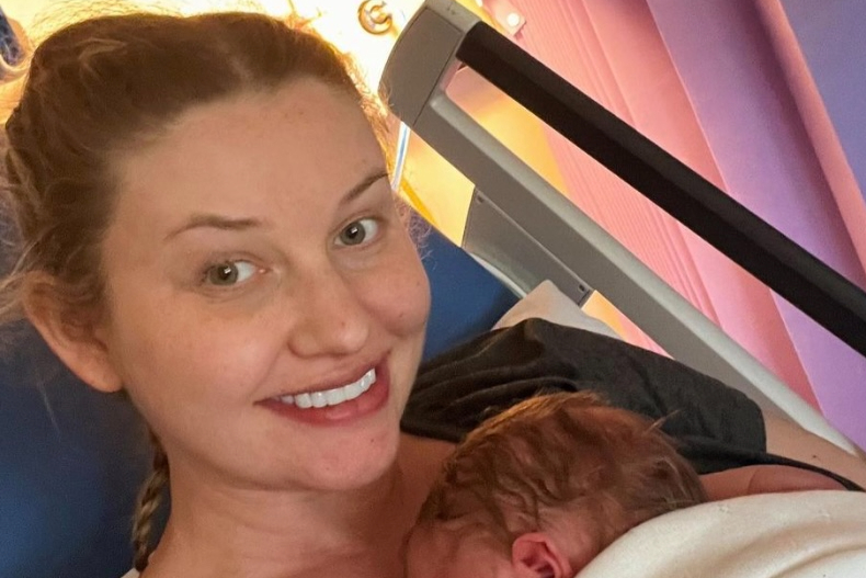 Love Island’s Amy Hart reveals newborn son’s name – and Molly-Mae Hague is a fan