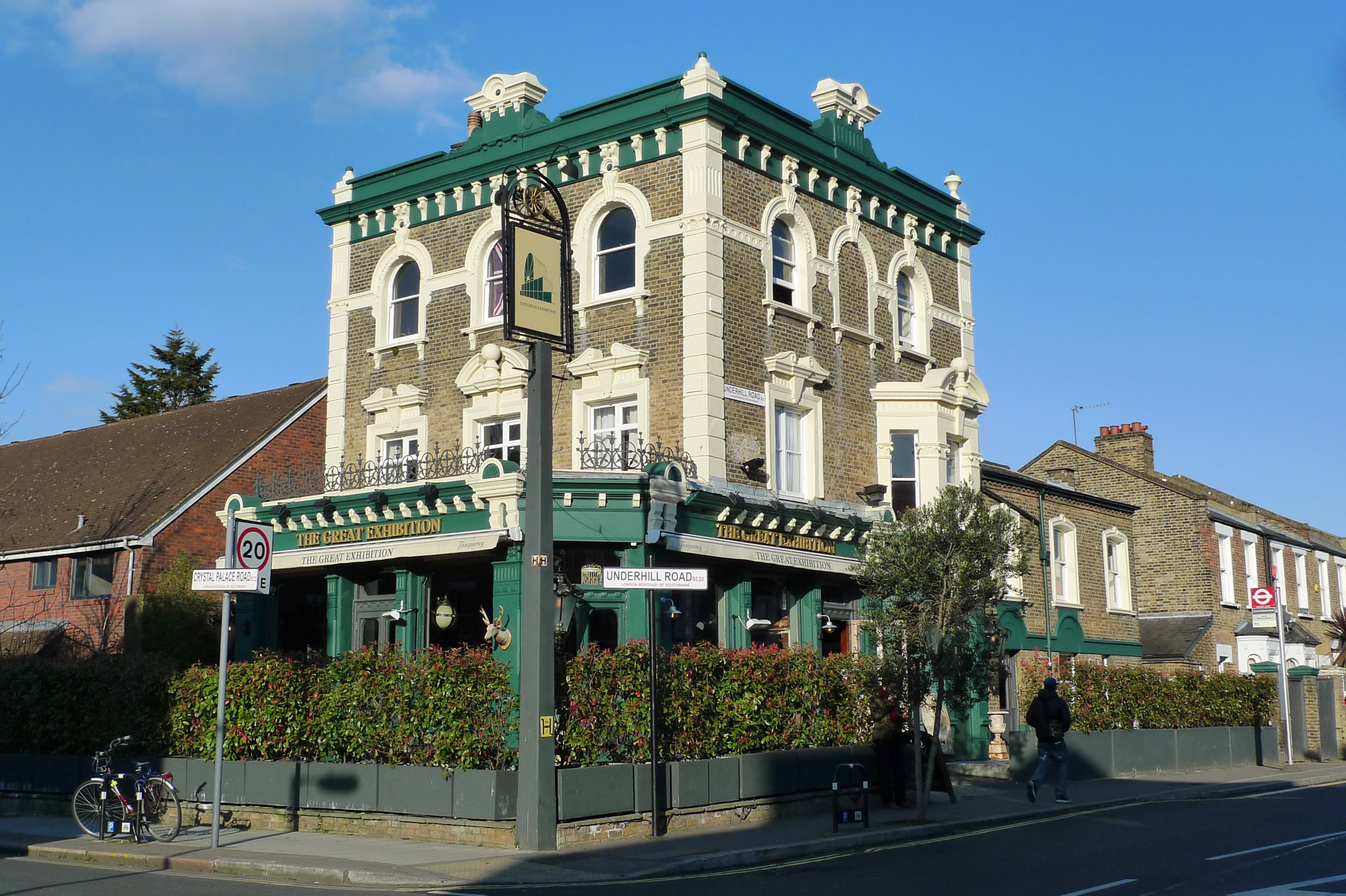 Protesters stage demo outside pub against non-existent drag event