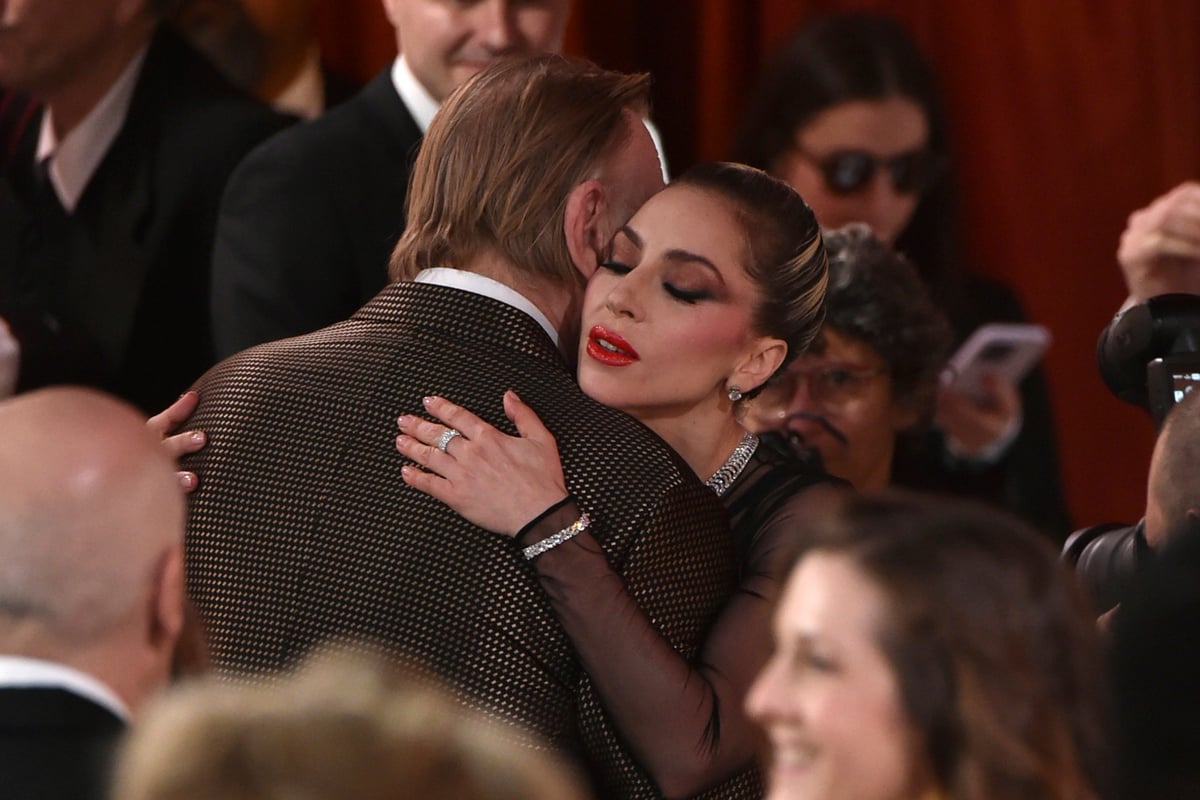 Joker: Folie à Deux castmates Lady Gaga and Brendan Gleeson unite at Oscars