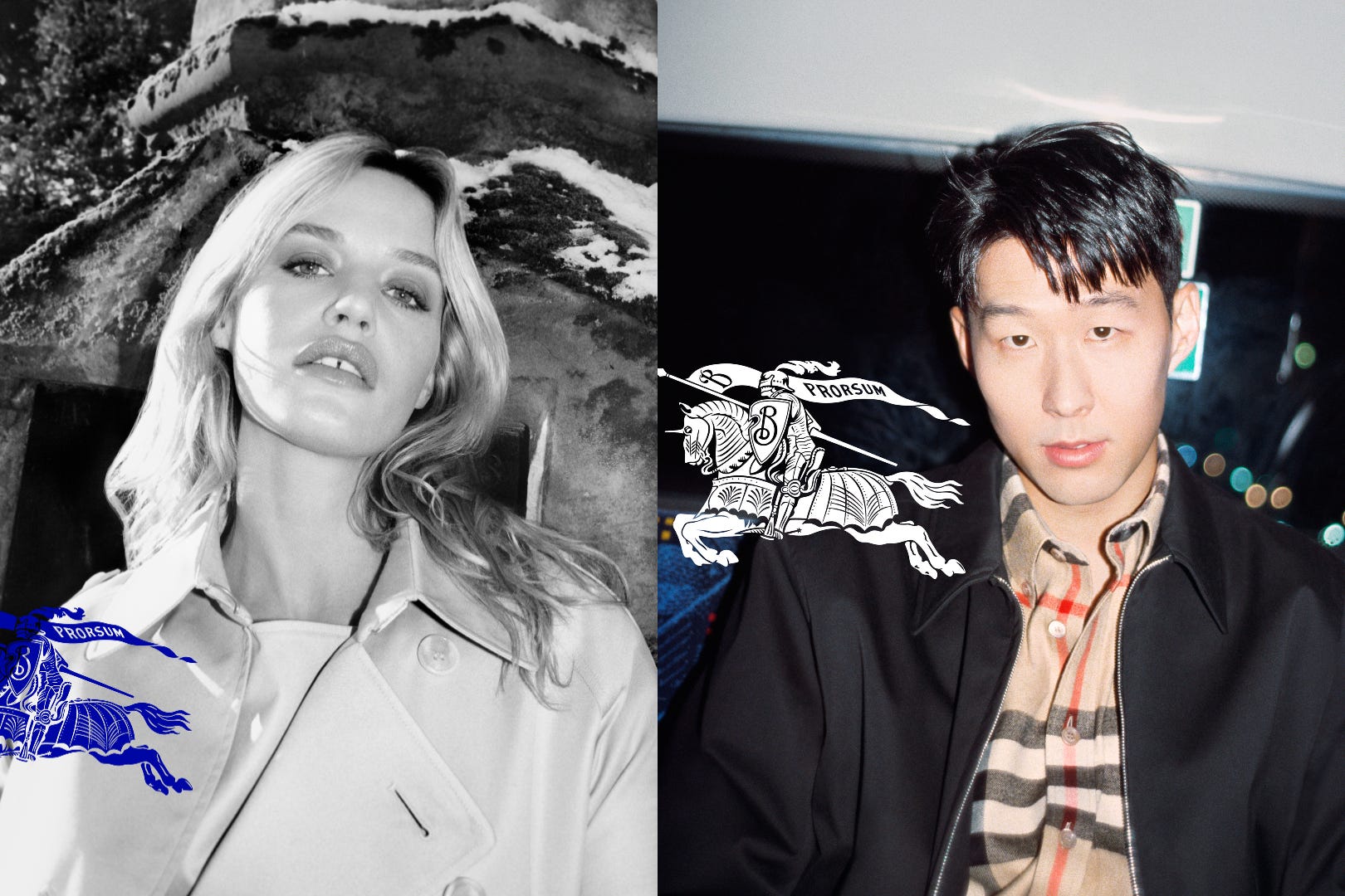 Georgia May Jagger and Son Heung-min star in new Burberry images