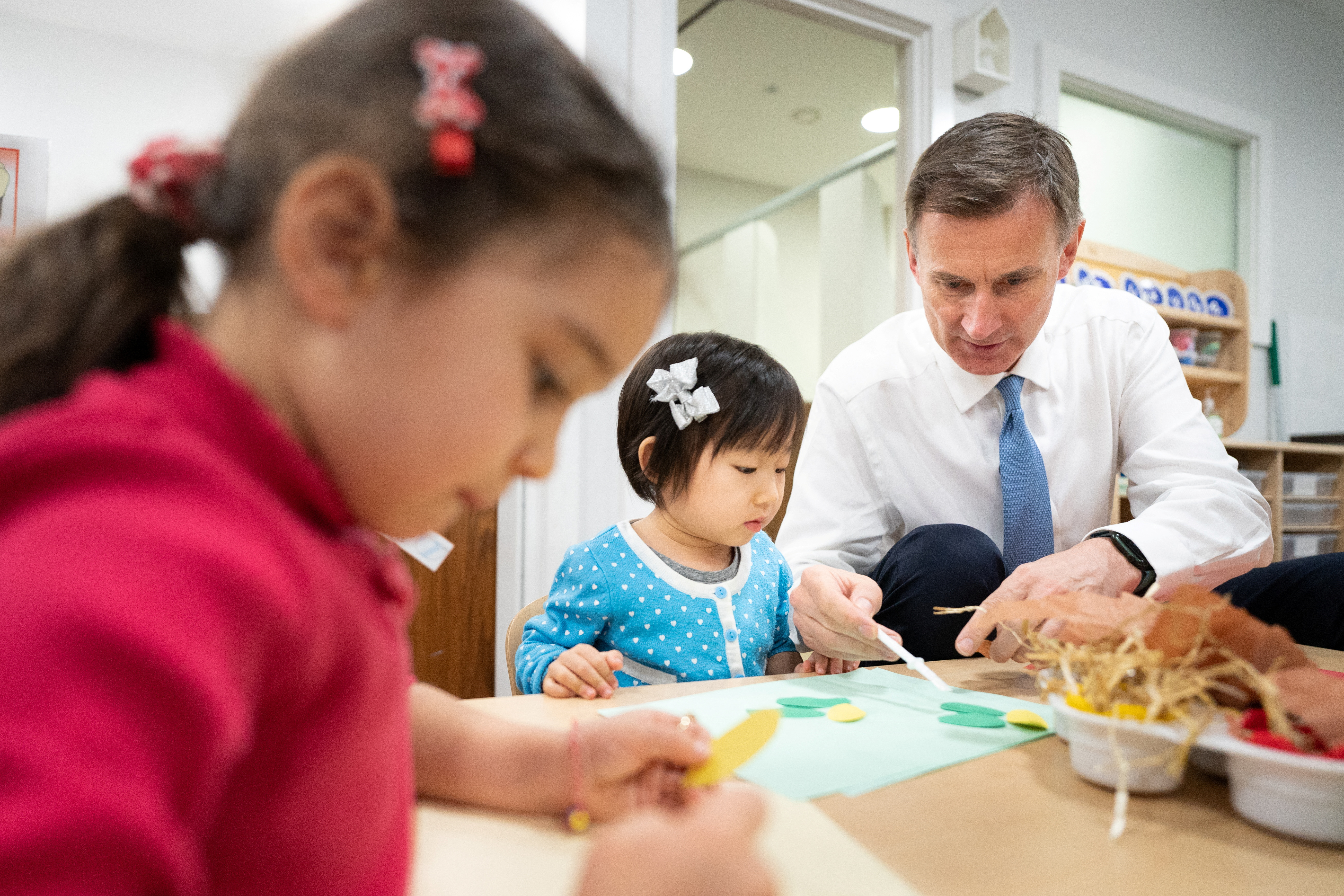Jeremy Hunt warns childcare changes in budget ‘won’t happen overnight’