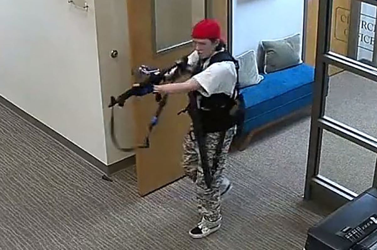 Nashville shooting: Video shows moment shooter entered Christian school before killing three children, three staff