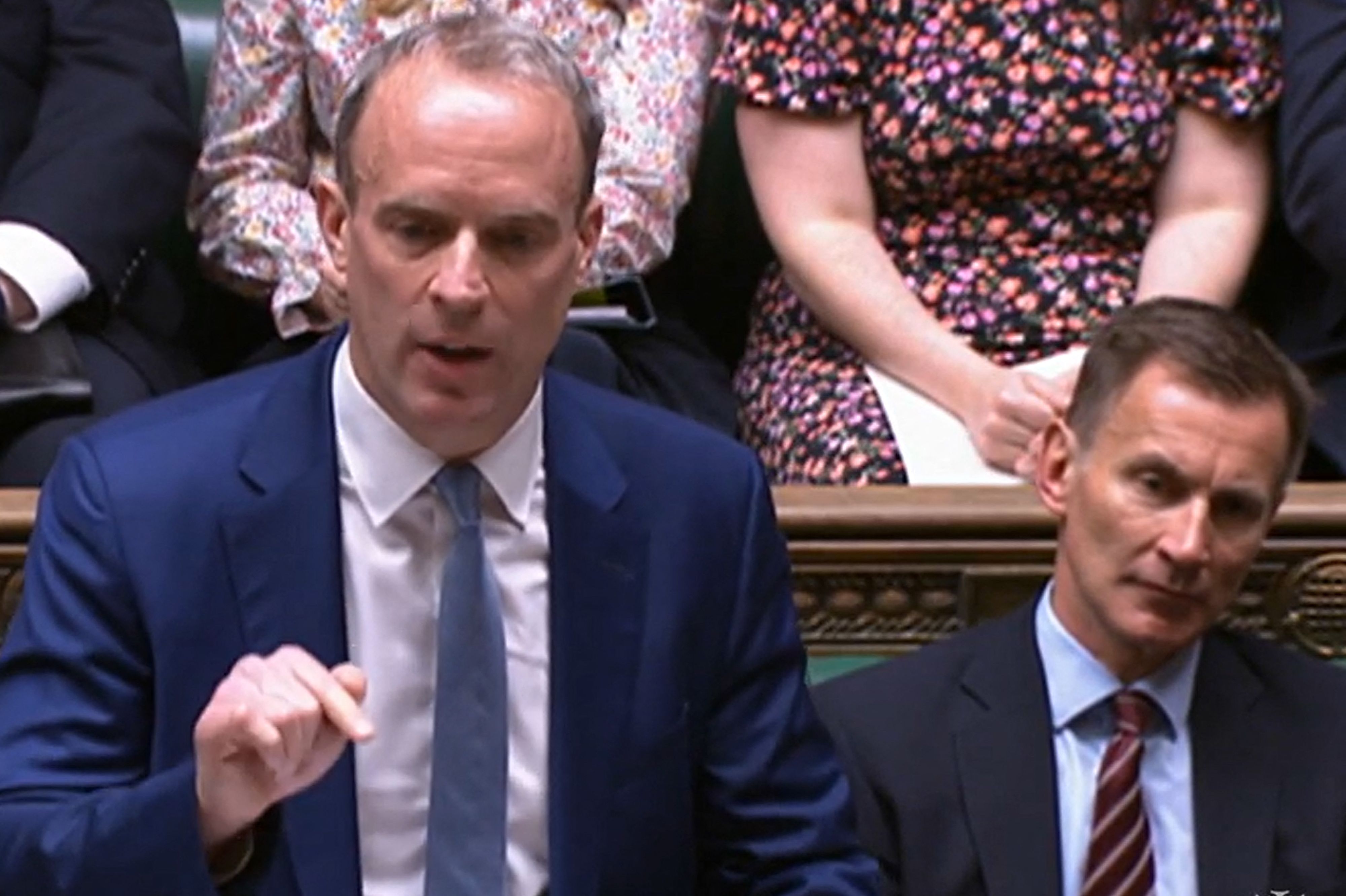 Dominic Raab gets Paul O’Grady’s name wrong in Commons tribute