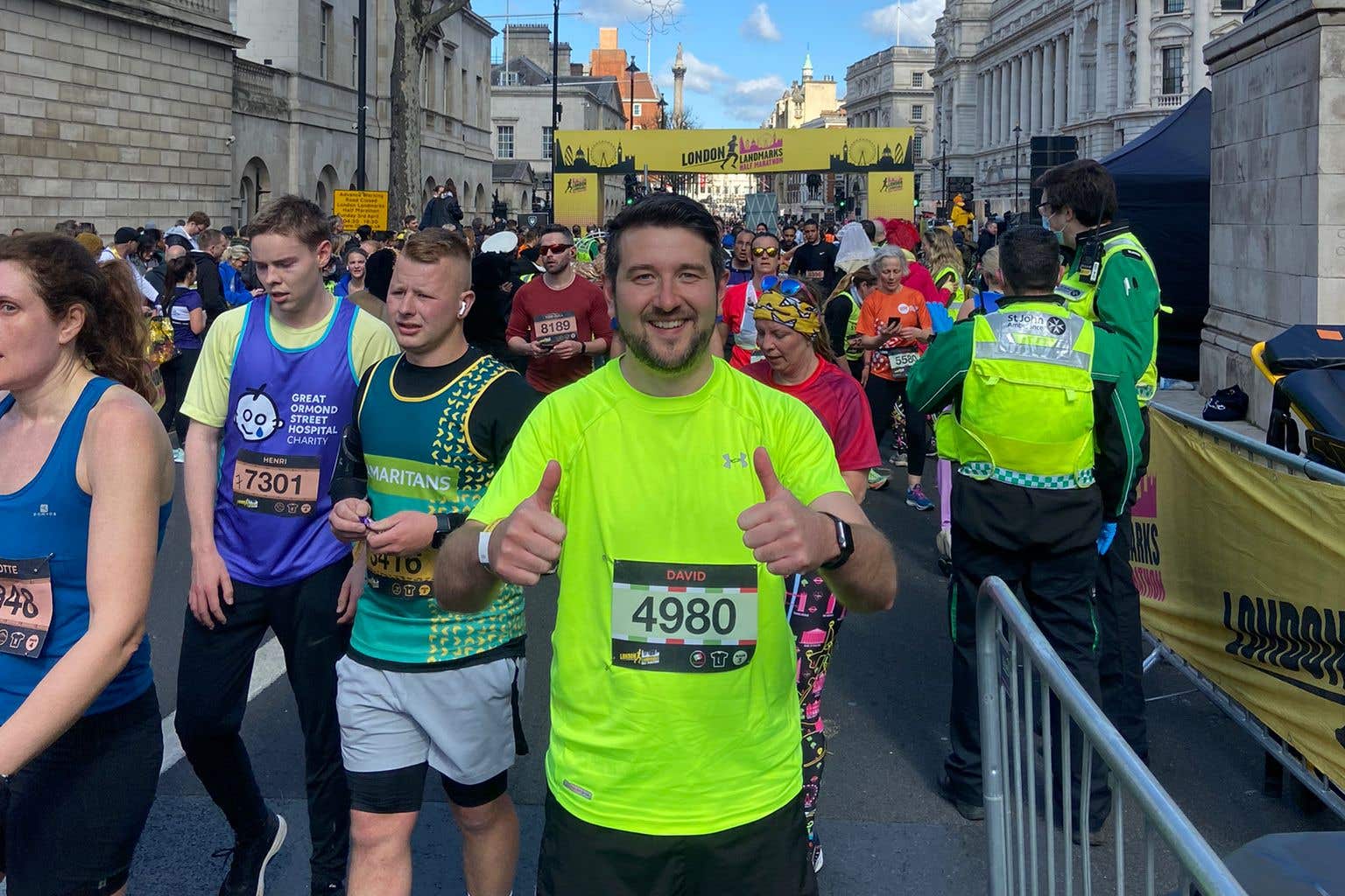 Man who collapsed during ‘nightmare’ London Marathon set to return