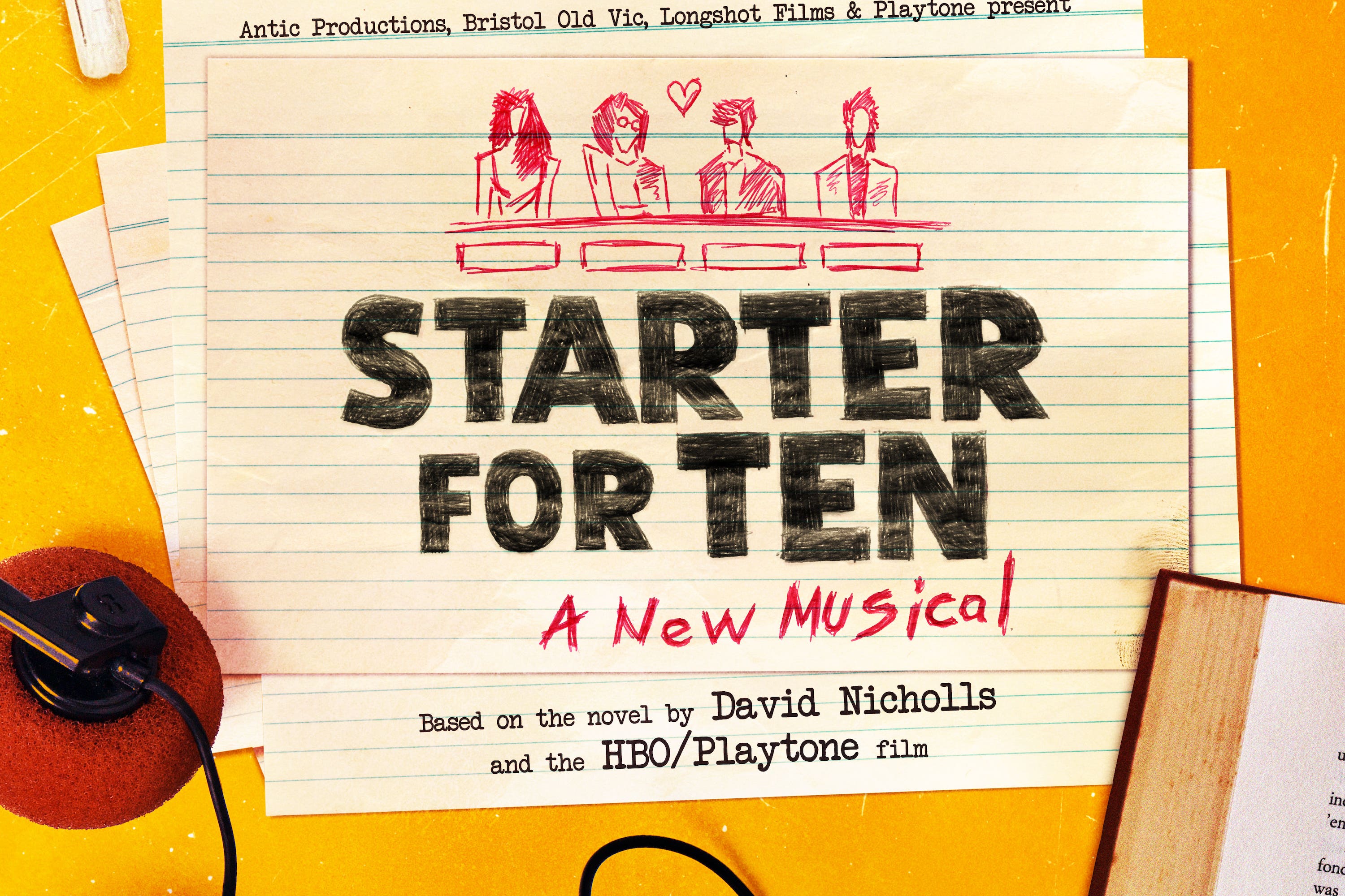 Musical based on David Nicholls book Starter For Ten to premiere next spring
