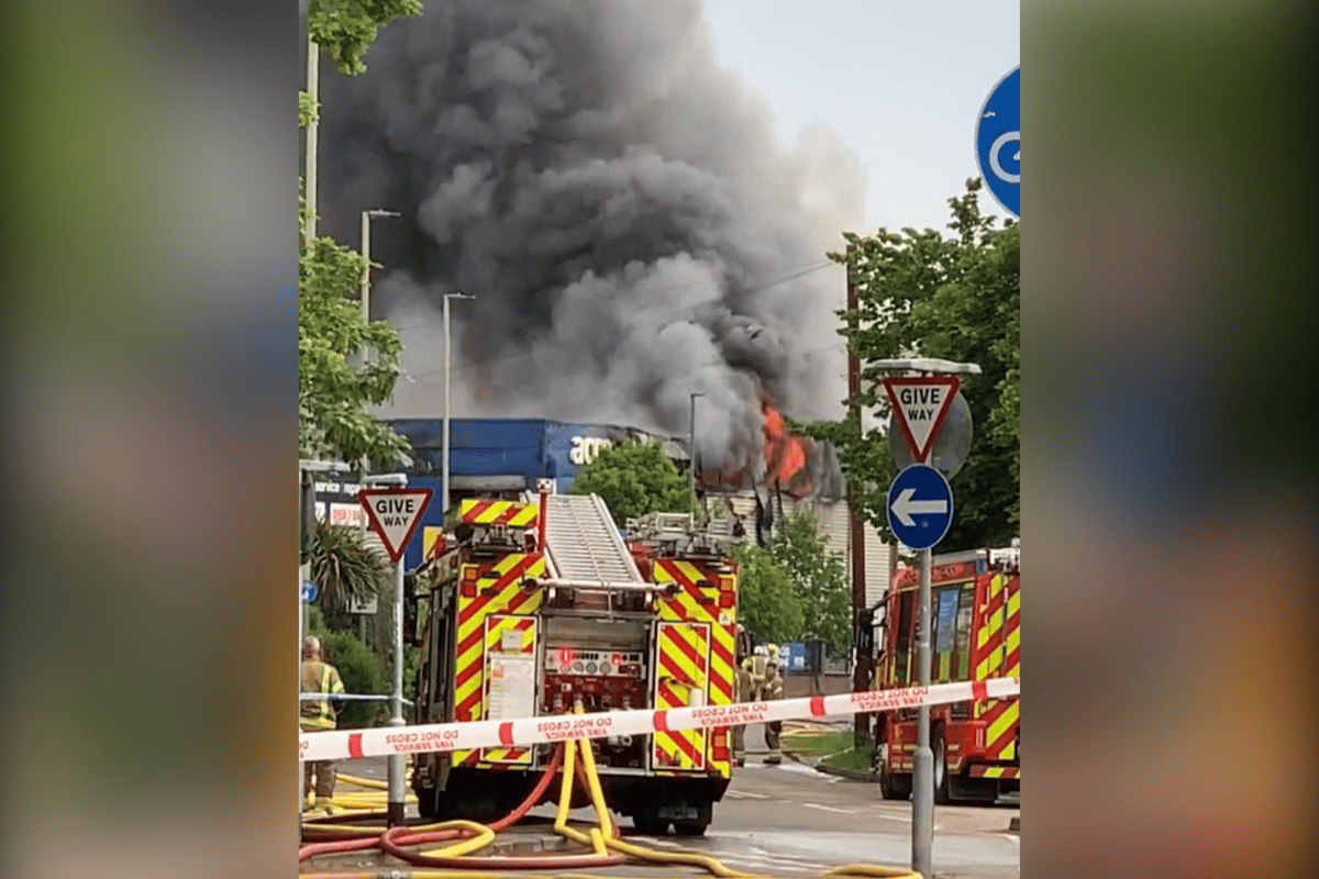 West Byfleet fire: Massive fire at Surrey self-storage unit near M25 ‘likely to burn for couple of days’