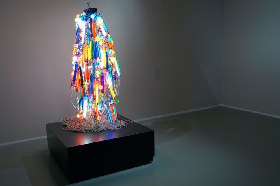 Light installation of Tanaka Atsuko in Kassel, Germany