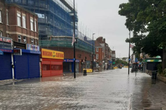 Shops flooded in Wealdstone High Street after water main bursts