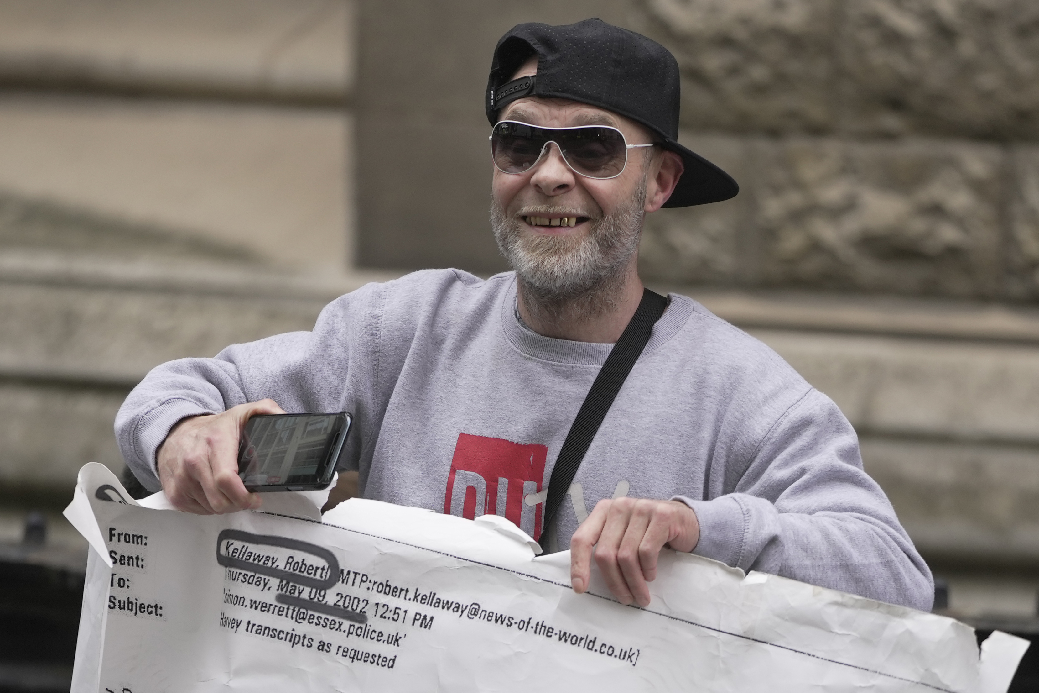 Brian Harvey: East 17 singer appears outside Prince Harry’s trial