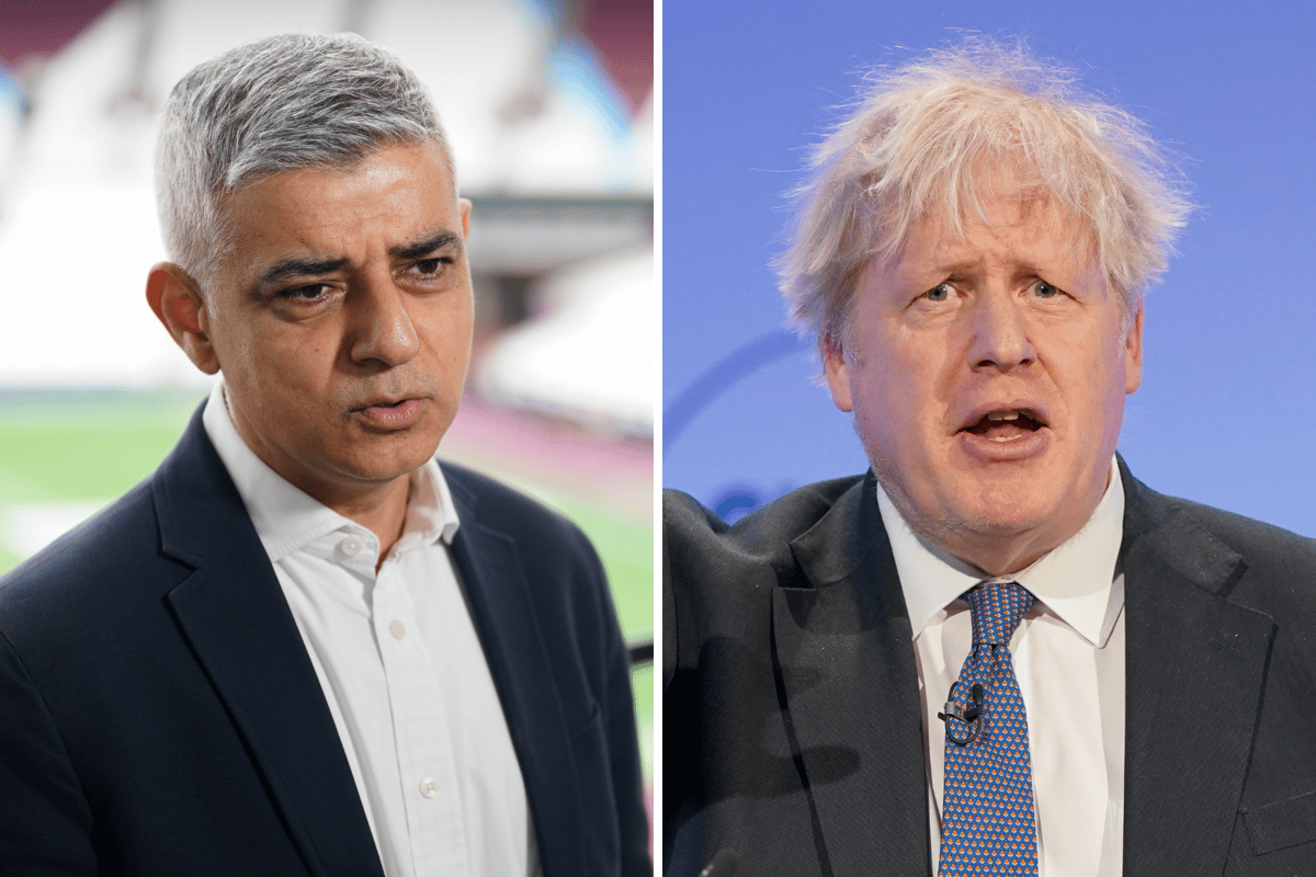 Sadiq Khan tells Boris Johnson to ‘bring it on’ in London mayoral race