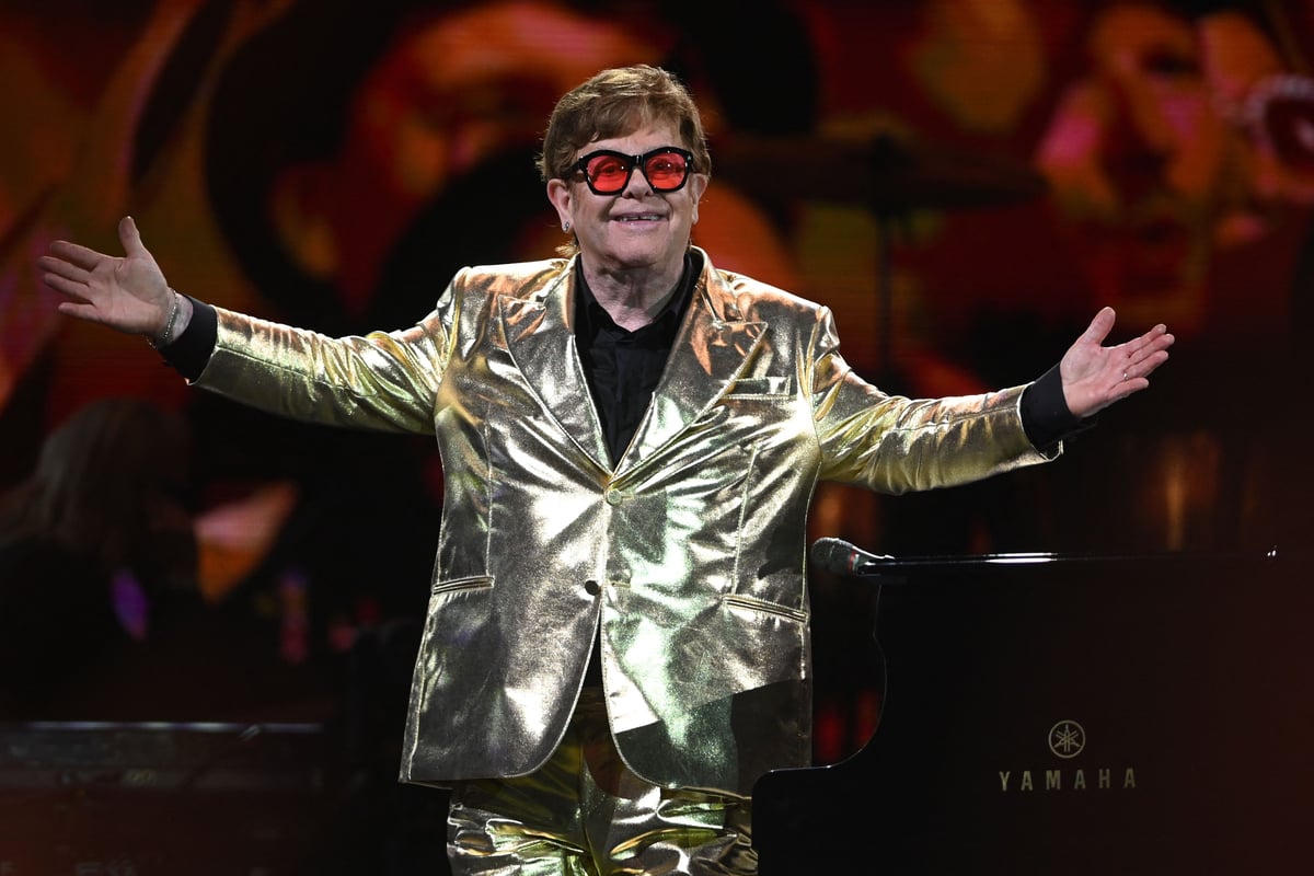 Elton John on the Pyramid Stage at Glastonbury: the Rocket Man’s spirit will fly around Glasto forever