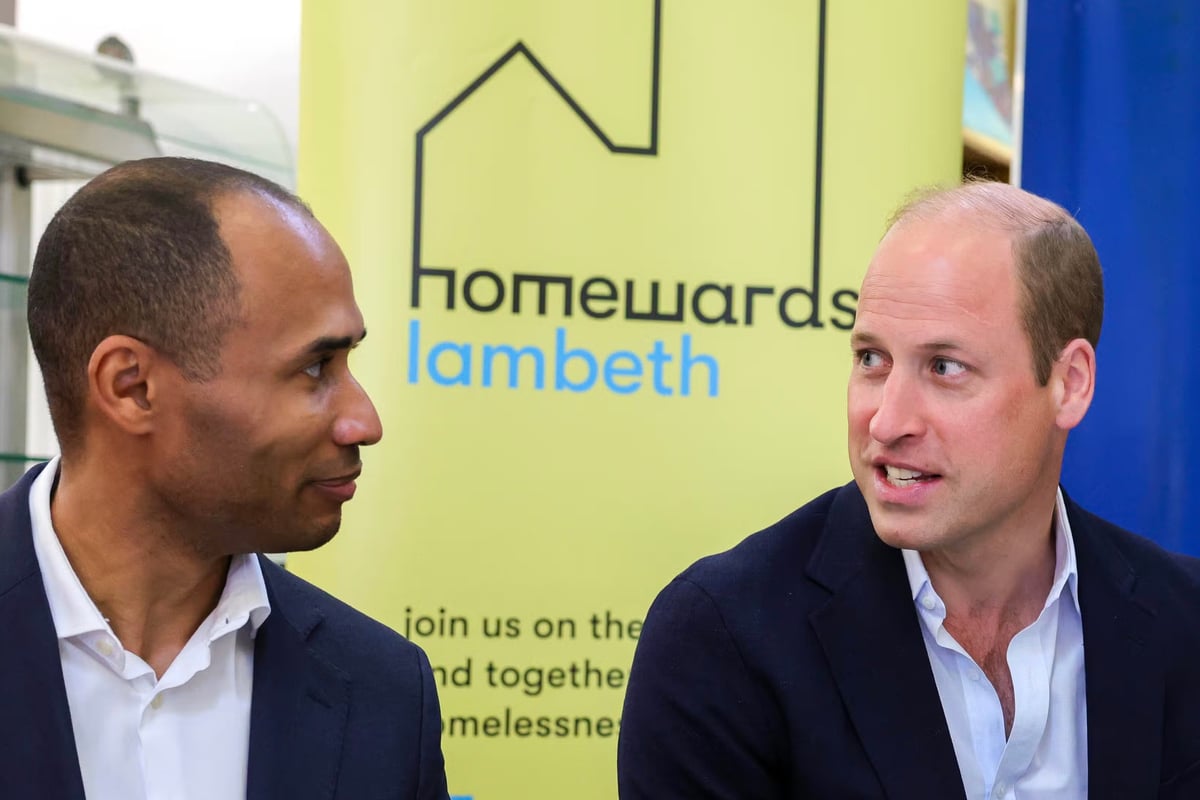 Prince William gives south London borough £500k to tackle homelessness
