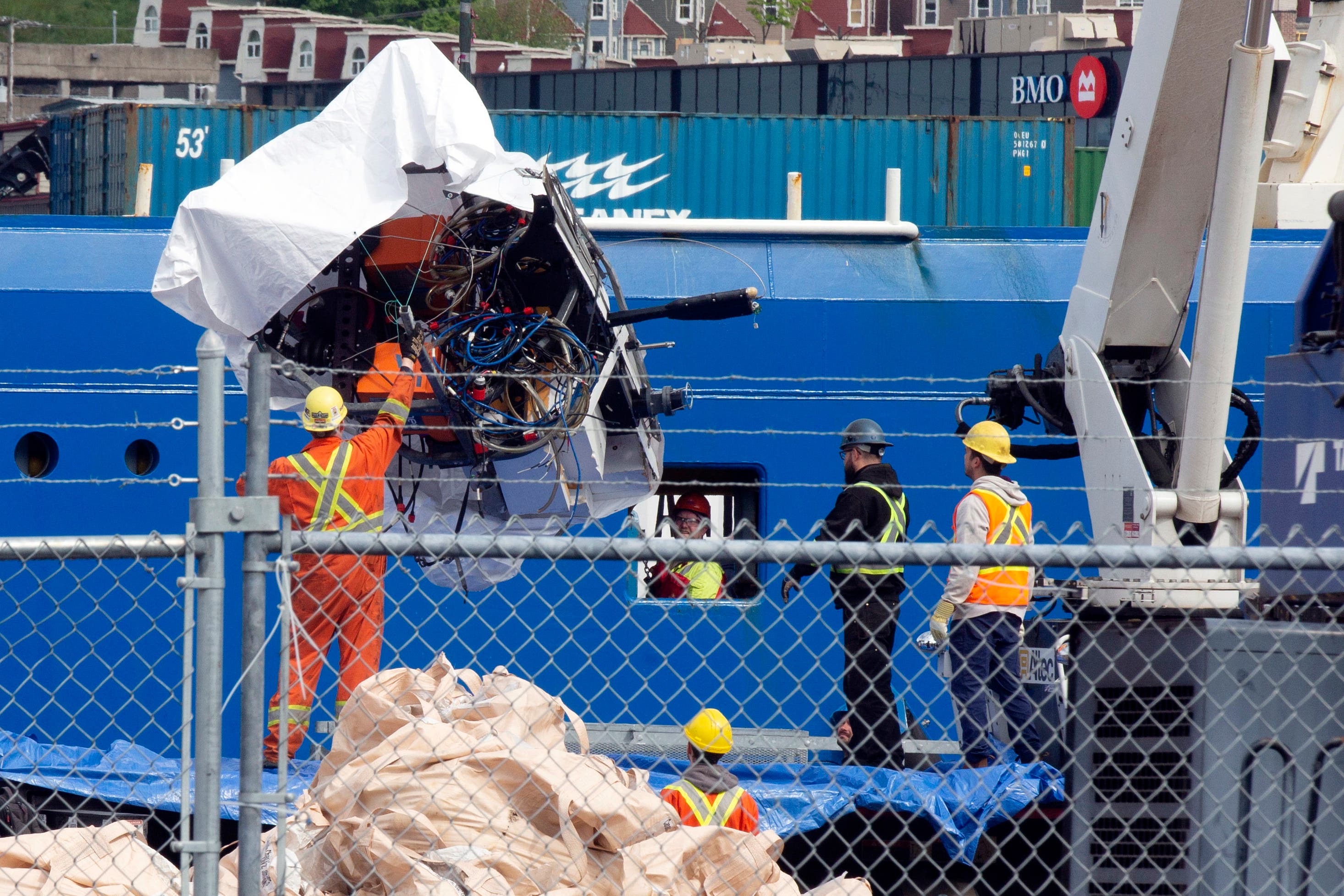 Titan submersible wreckage recovered from water after fatal implosion