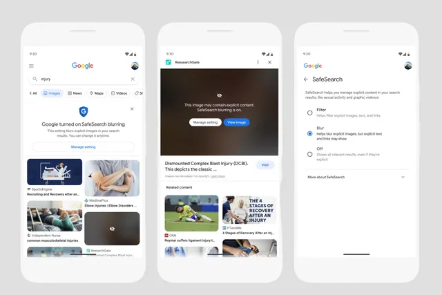 Google starts blurring explicit images in search results by default