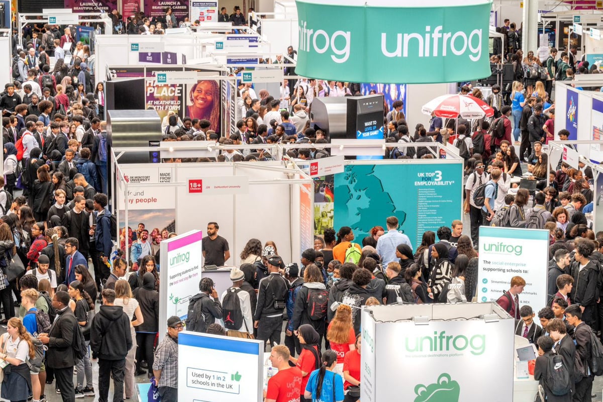 Step Up Expo: 5,000 teenagers visit Olympia London event for careers and education advice 