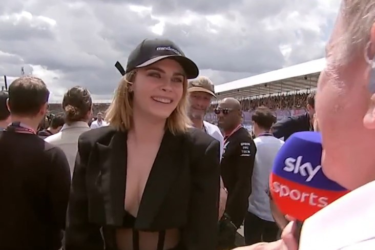 Cara Delevingne insists she had fun at Grand Prix after snubbing Sky interview on the grid