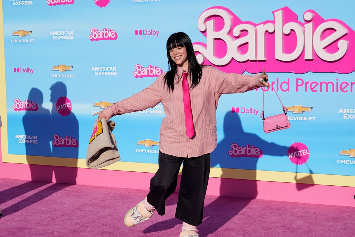 Billie Eilish dons retro blonde look for video of new Barbie movie ballad