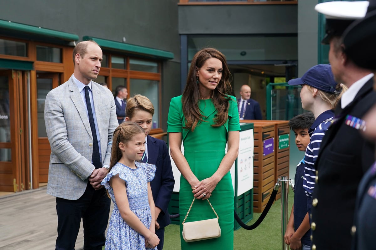 Princess Charlotte arrives for first Wimbledon visit to see men’s singles final