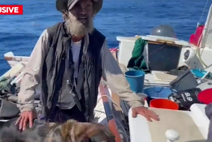 Cast Away! Sailor and dog survive two months adrift in Pacific by eating raw fish and drinking rainwater