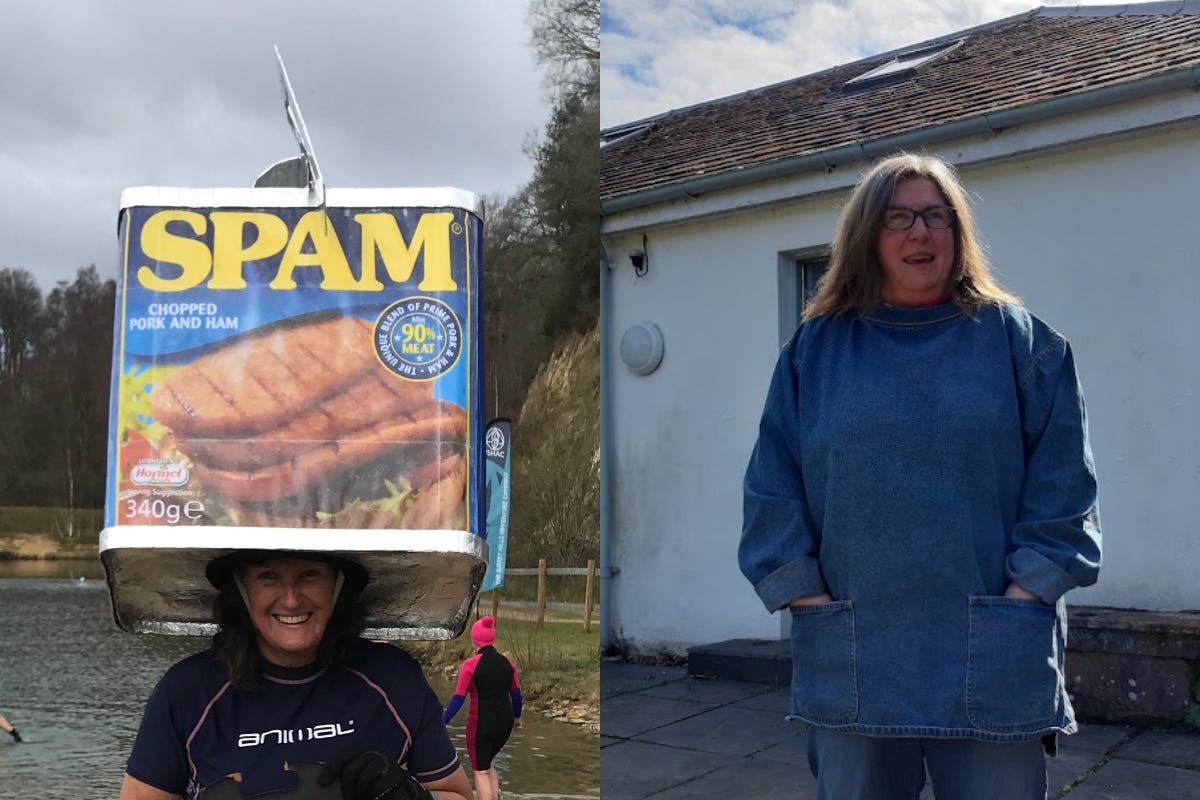 Spam hat and embroidered fisherman’s smock take centre stage at awards ceremony