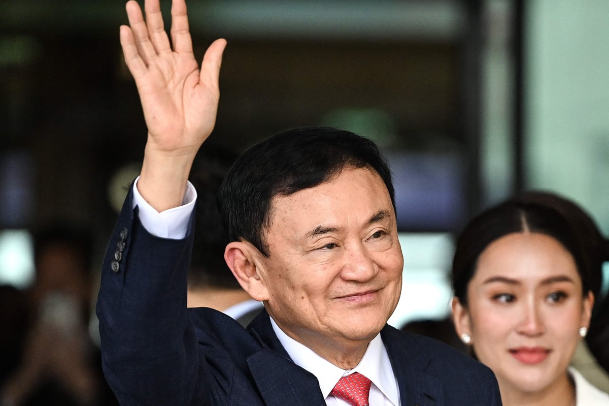Former Thai prime minister returns to country after 15 years in self-imposed exile
