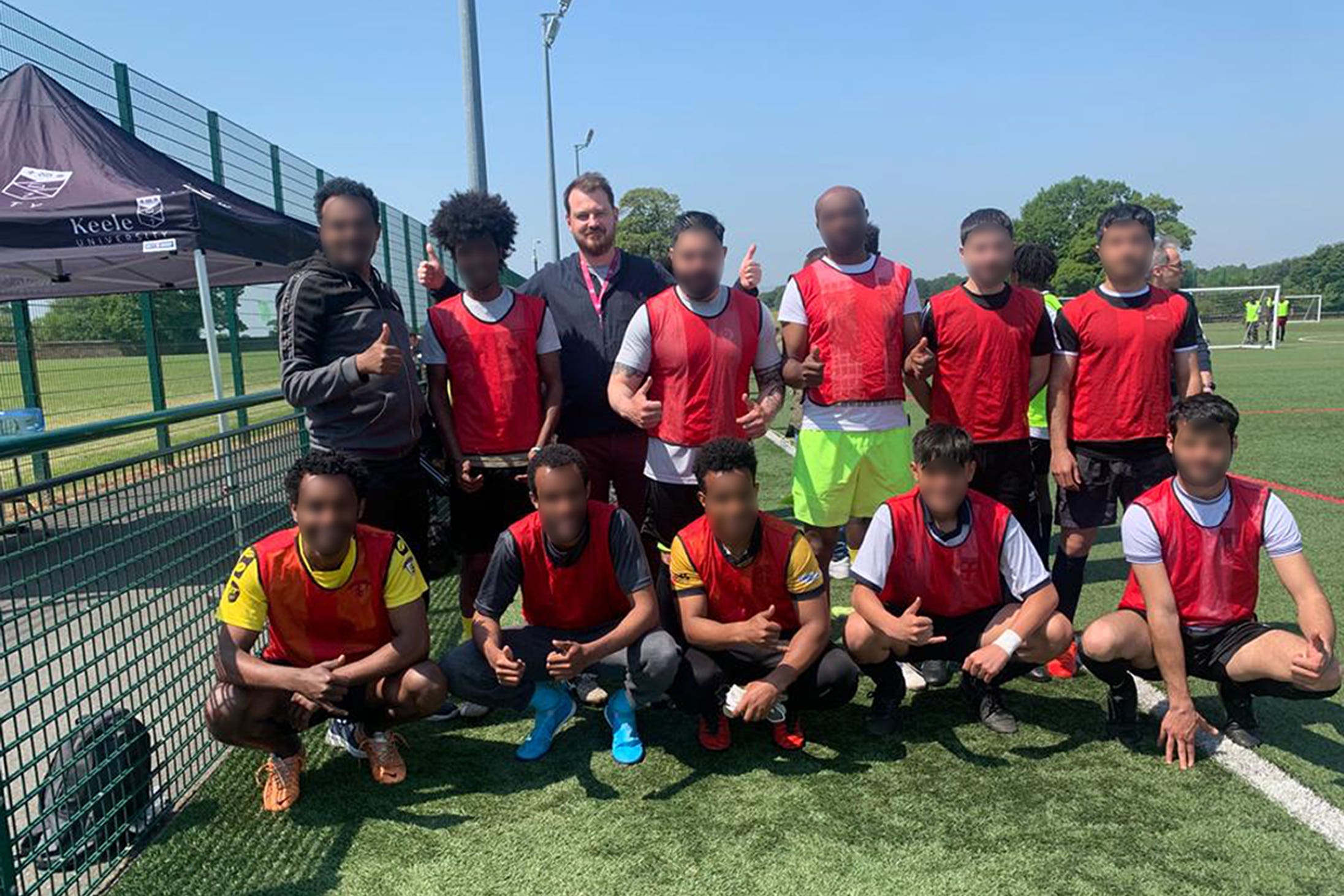Football group in Derby puts smiles on refugees’ faces